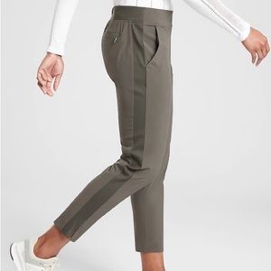 Athleta Brooklyn Ankle Pants in Arbor Olive